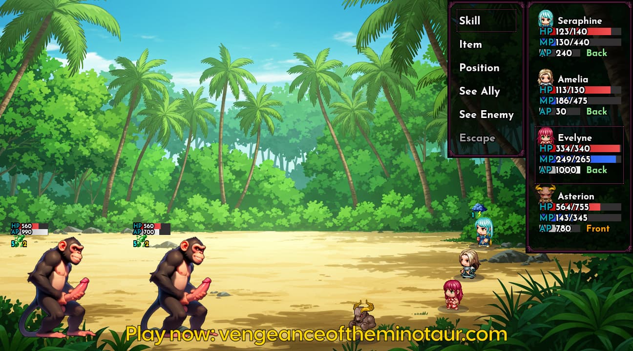 Vengeance of the Minotaur RPG screenshot 2