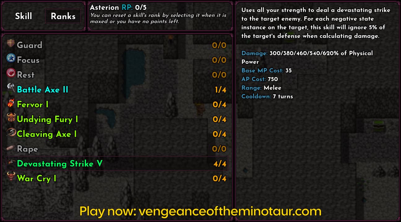 Vengeance of the Minotaur RPG screenshot 8